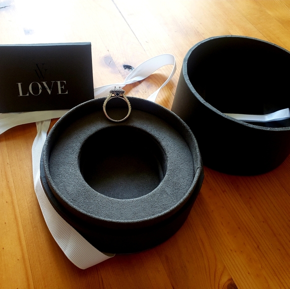 Vera Wang Love Collection Engagement Ring in 14K White Gold - Picture 6 of 6